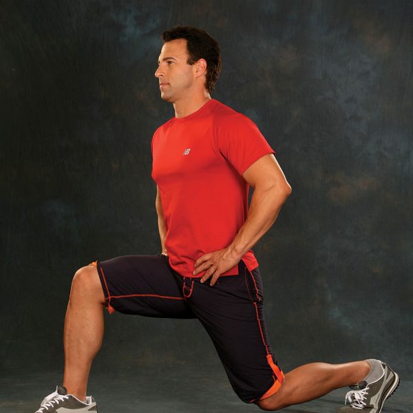 Steve Zim doing knee exercises